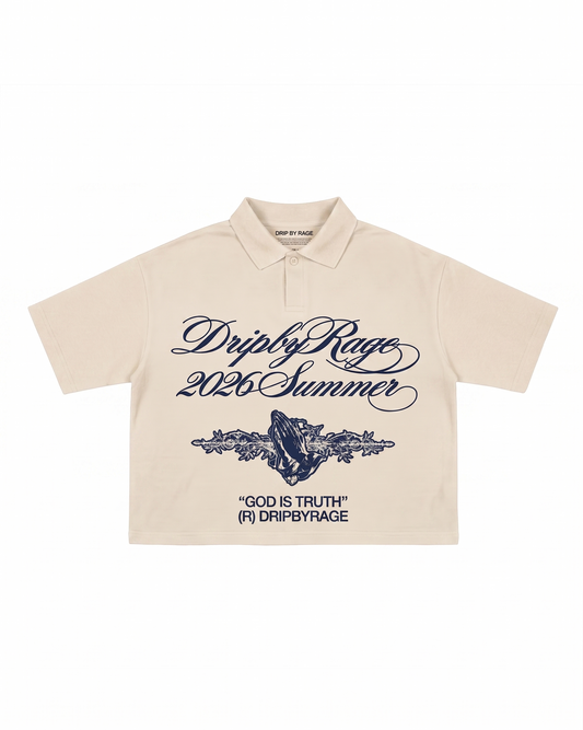 TRUTH OVERSIZED POLO T-SHIRT