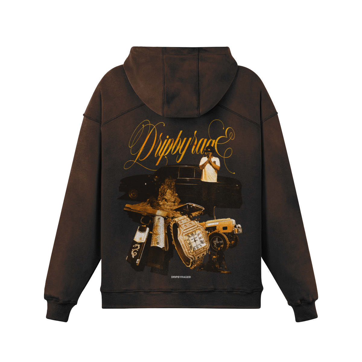 GANGSTA'S PARADISE SUN FADED PREMIUM HOODIE