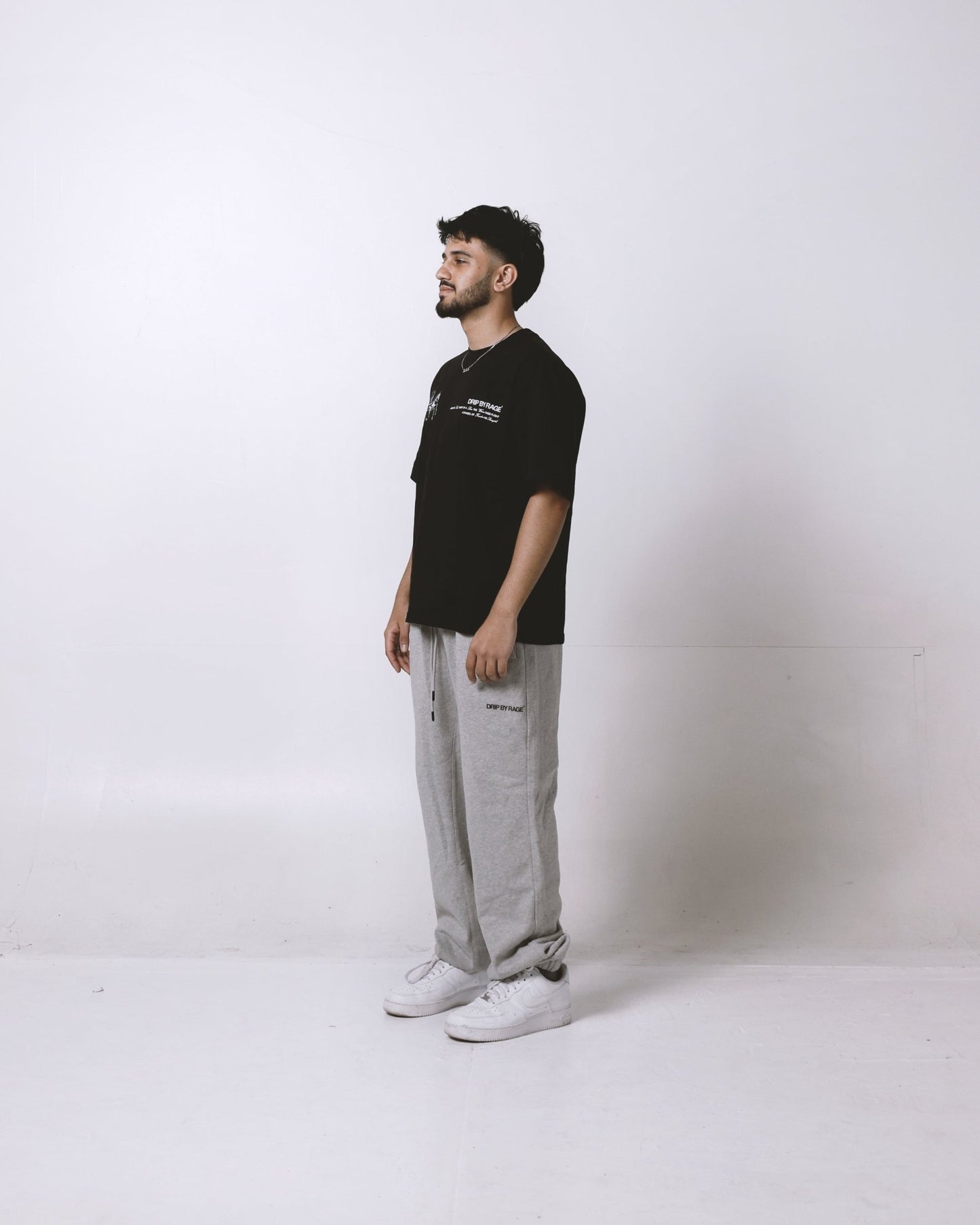 ASH GREY FRENCH TERRY SWEATPANTS - Drip by Rage
