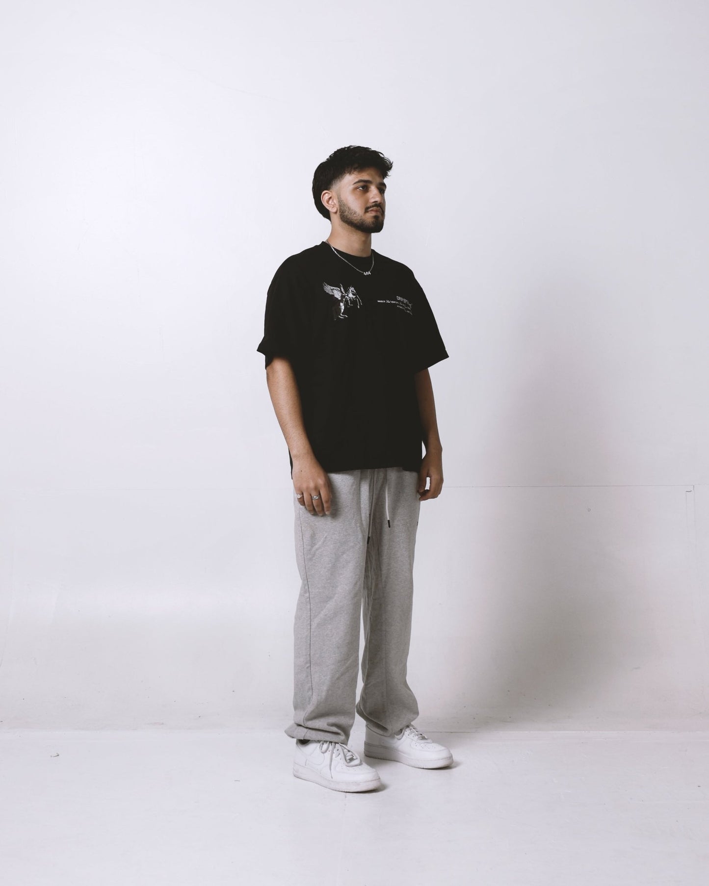 ASH GREY FRENCH TERRY SWEATPANTS - Drip by Rage