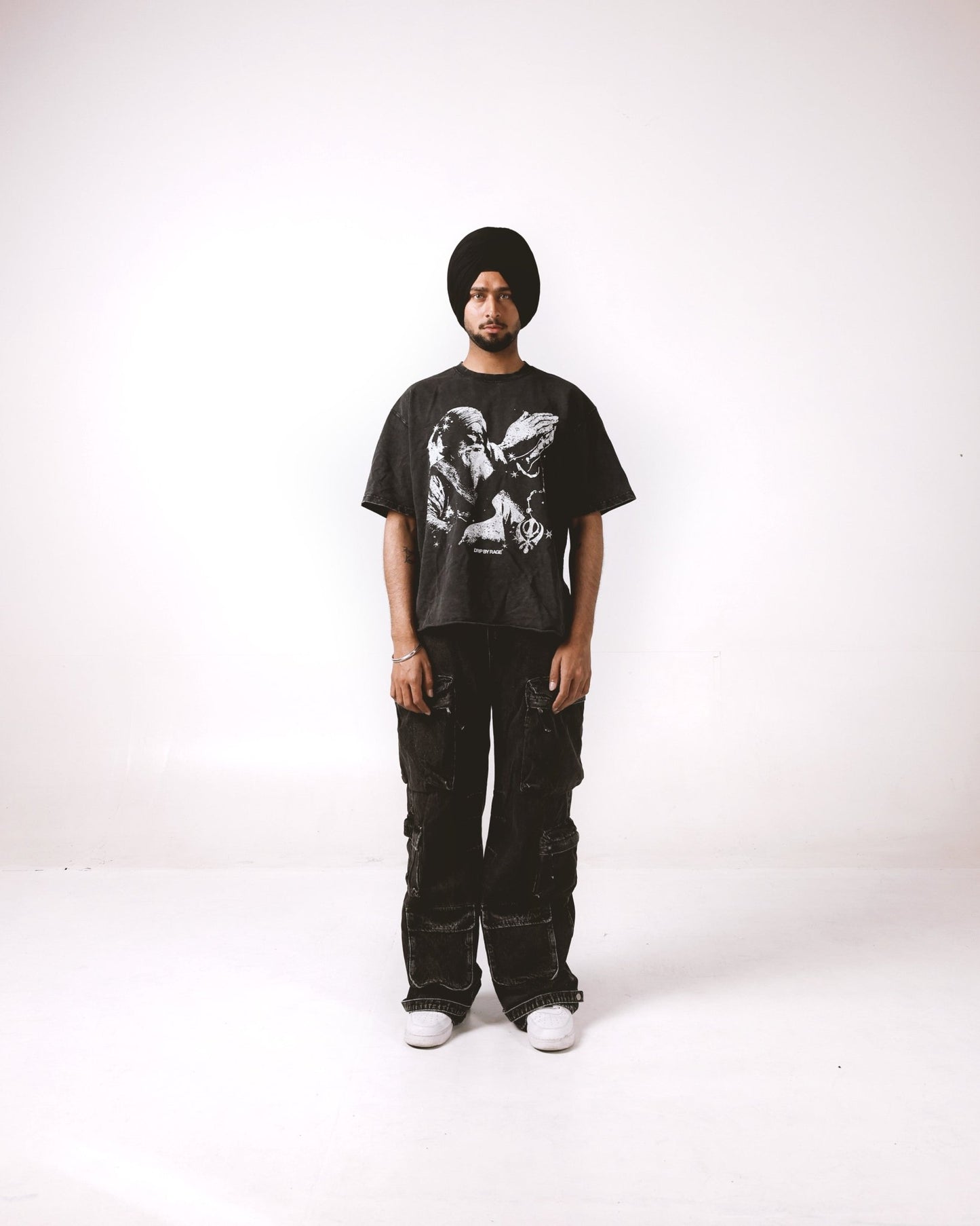FAITH OVERSIZED FADED T-SHIRT - Drip by Rage