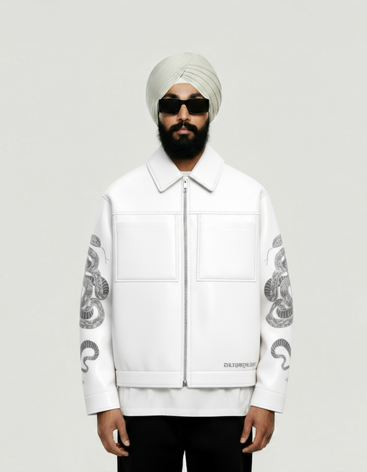 Snake Charmer Leather Jacket