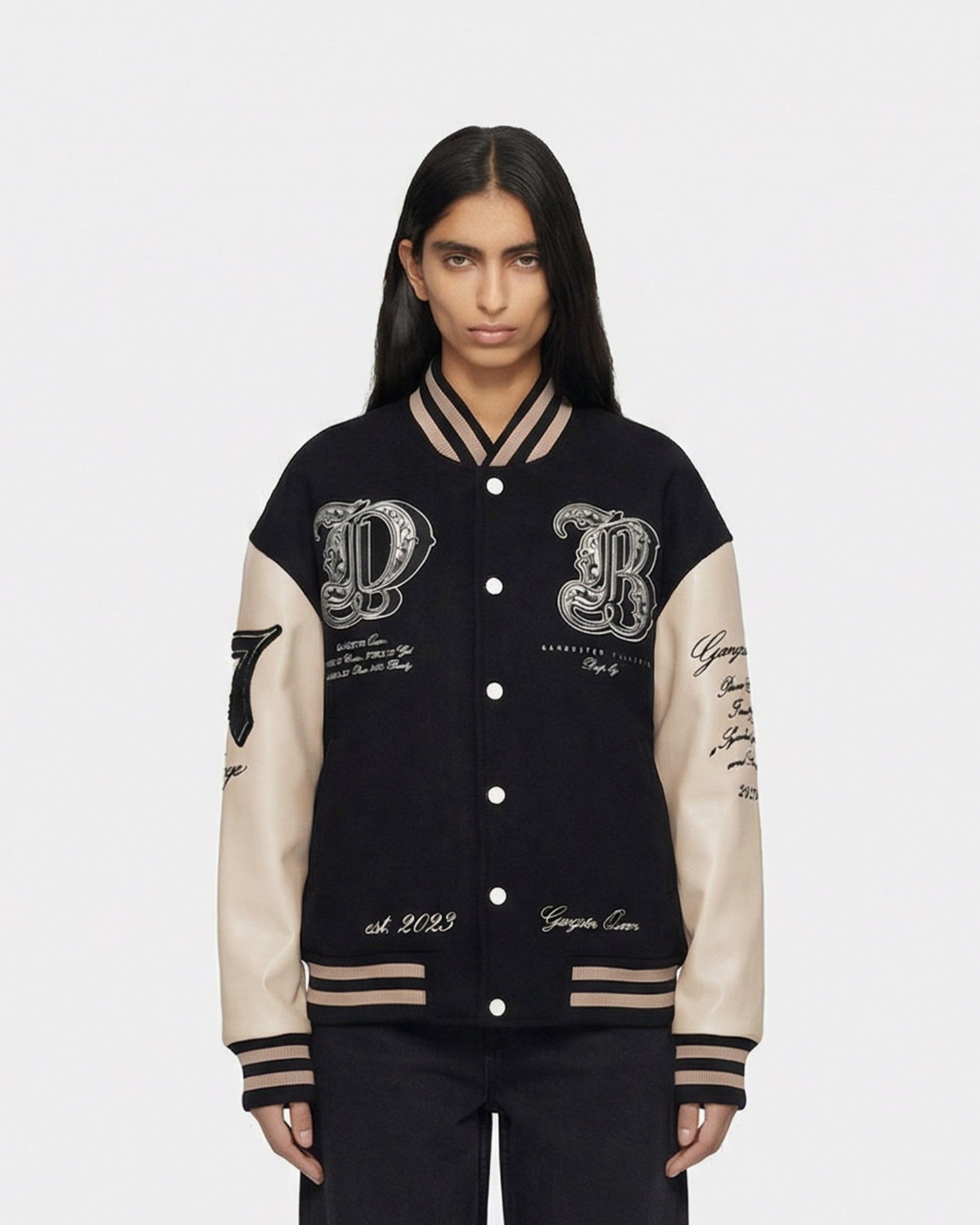 GANGSTER QUEEN VARSITY JACKET - Drip by Rage