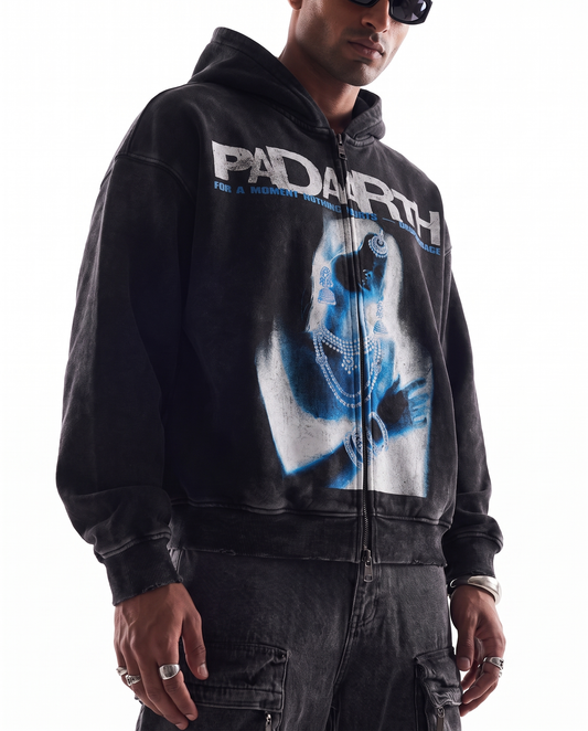 EUPHORIA FADED ZIP-UP HOODIE