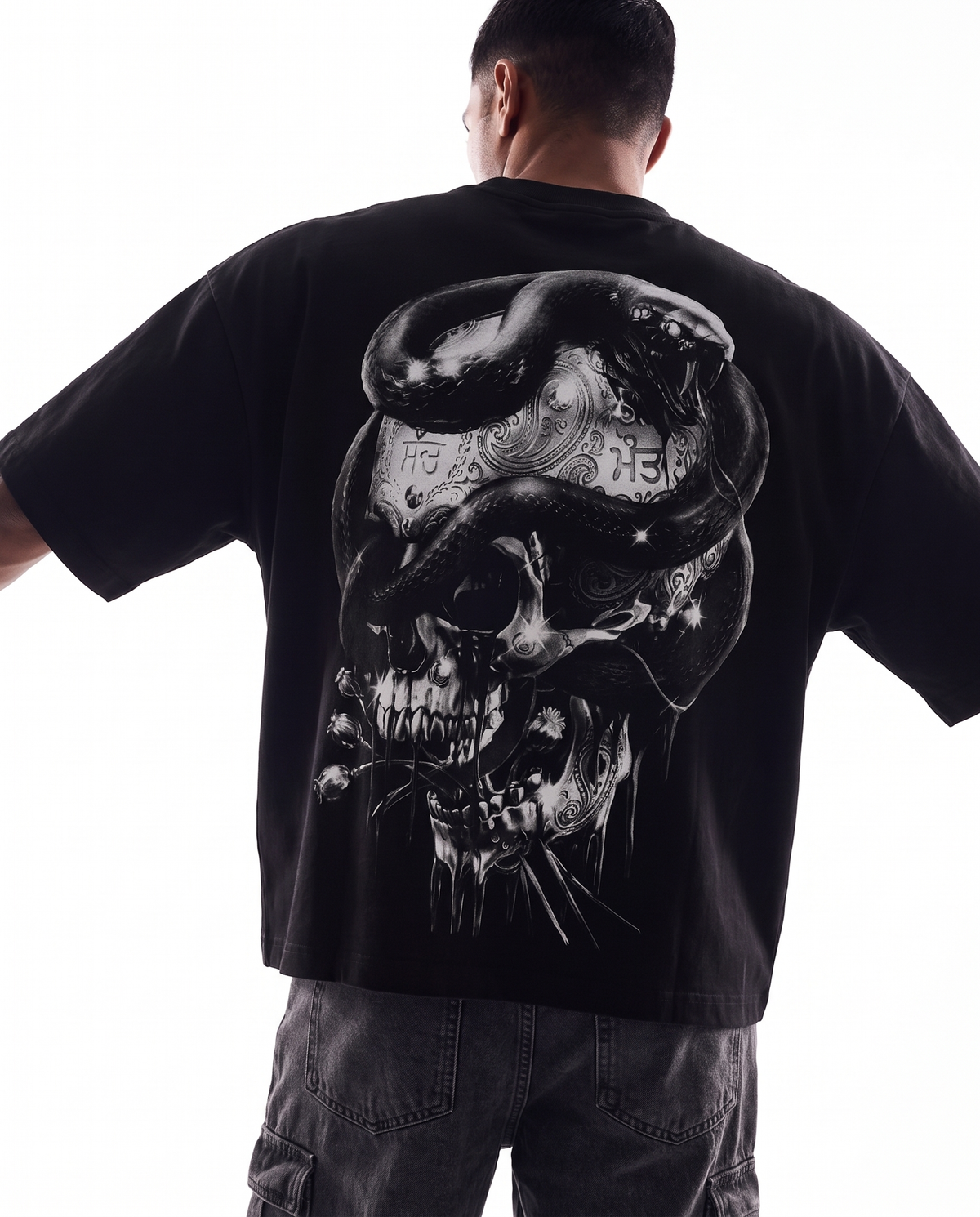 BLACK CHROME HEAVYWEIGHT BOXY T-SHIRT