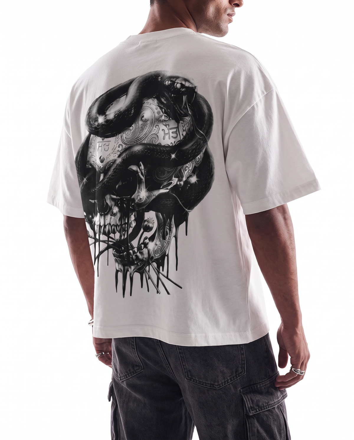 BLACK CHROME HEAVYWEIGHT BOXY T-SHIRT