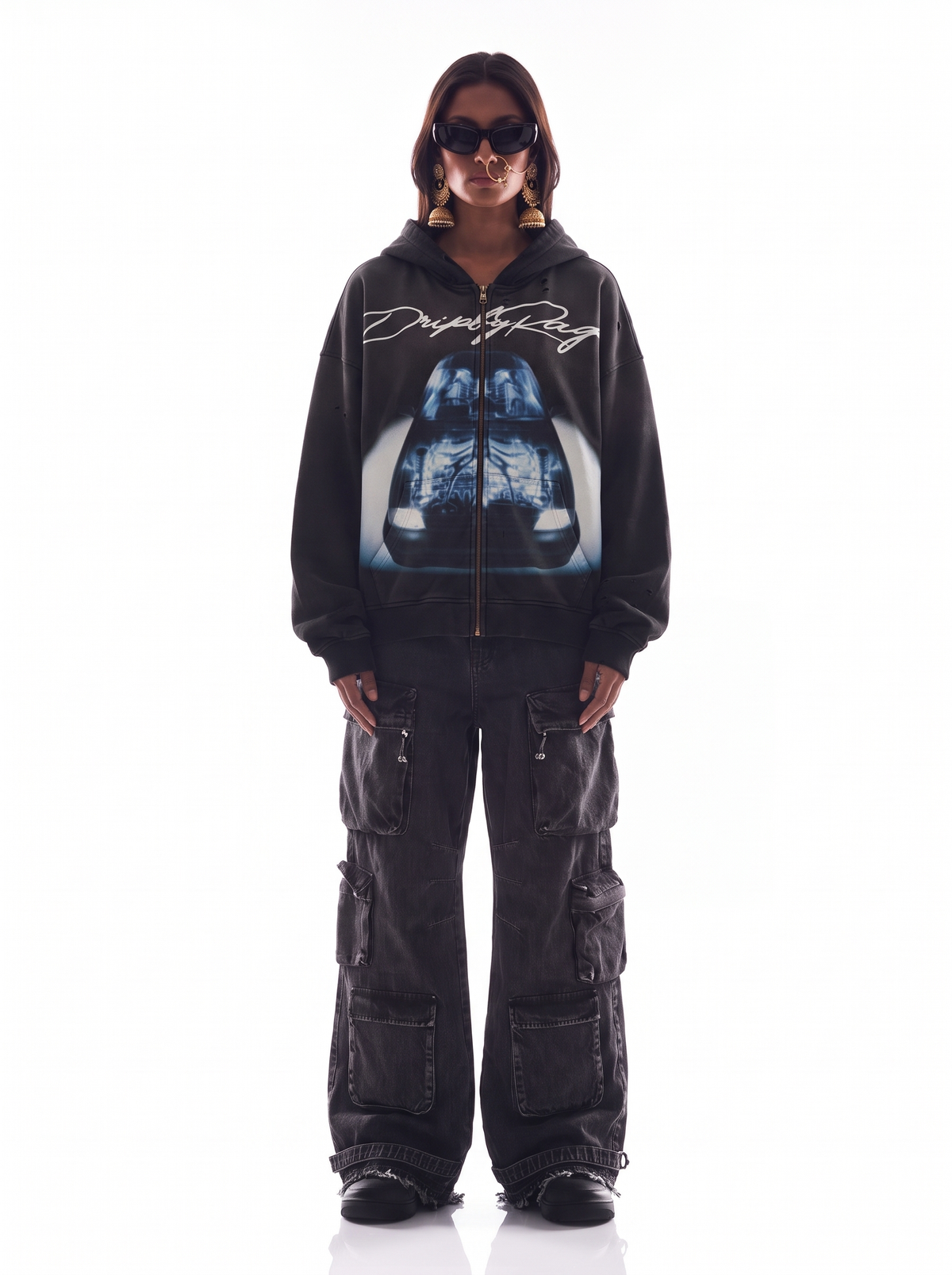 DEALER 800 DISTRESSED HOODIE