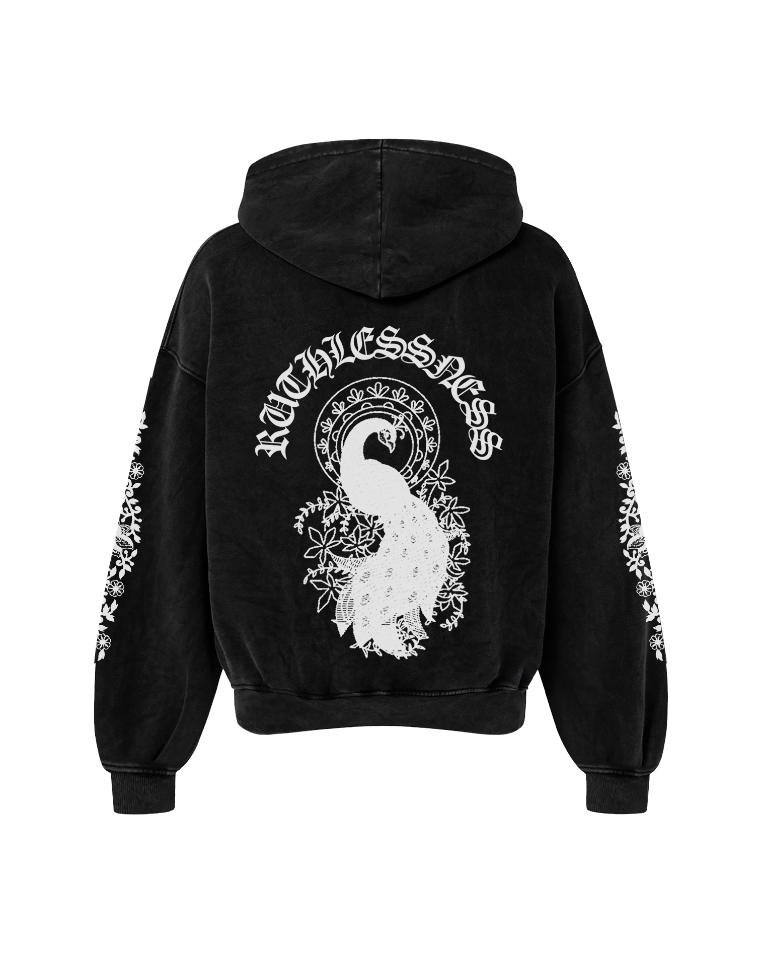 MORNI OVERSIZED FADED HOODIE BLACK