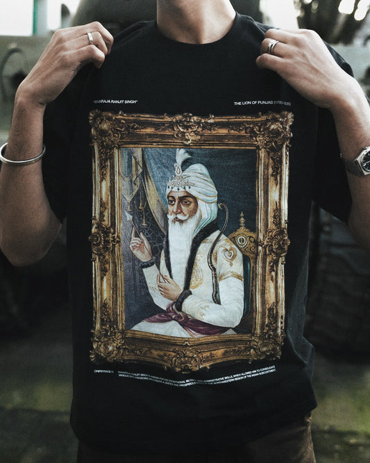 MAHARAJA RANJIT SINGH T-SHIRT BLACK