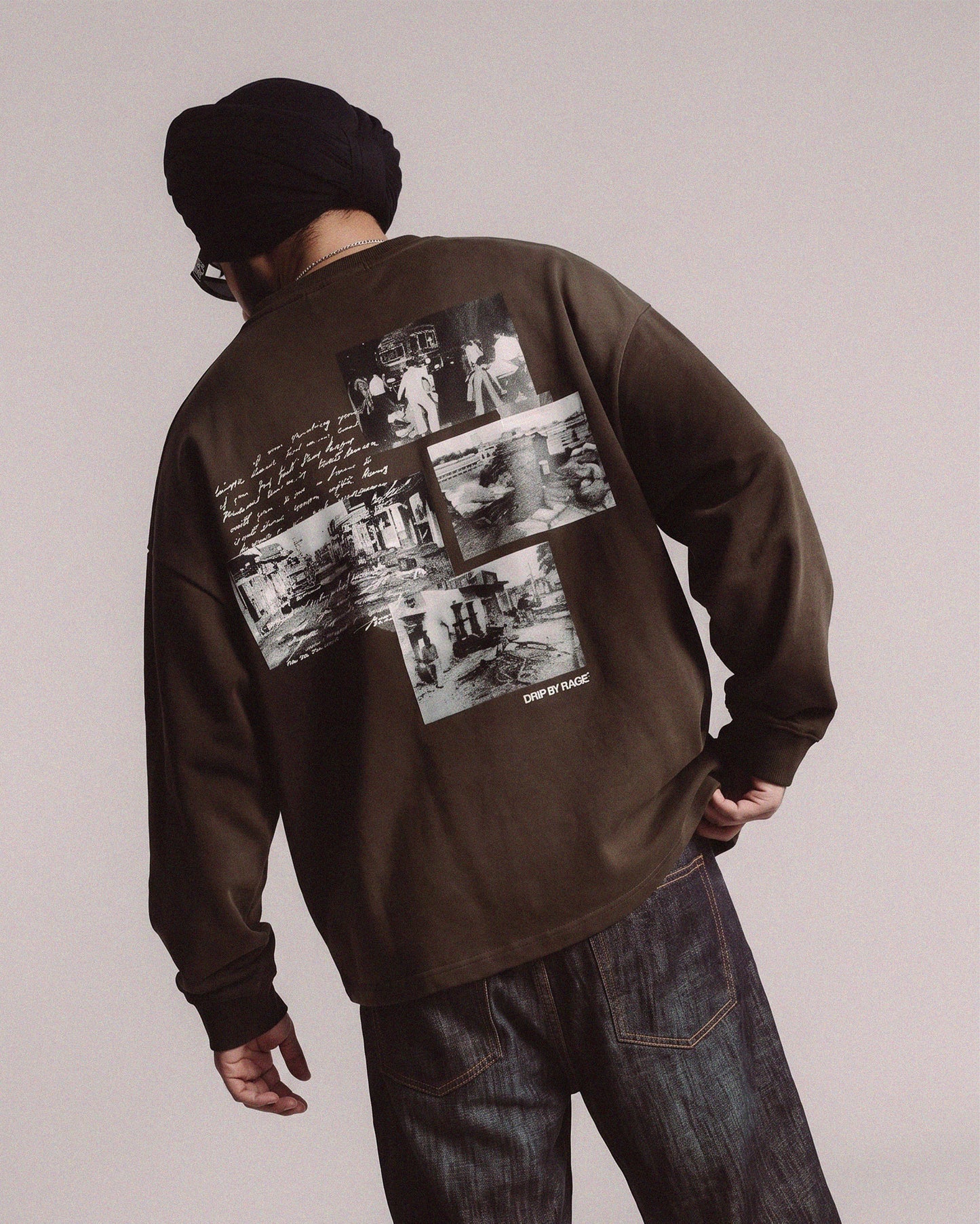 ANARCHY OF 84 OVERSIZED LONG SLEEVE Drip by Rage
