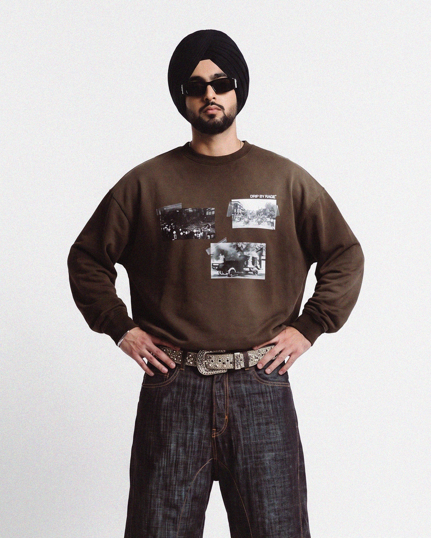 ANARCHY OF 84 OVERSIZED LONG SLEEVE Drip by Rage