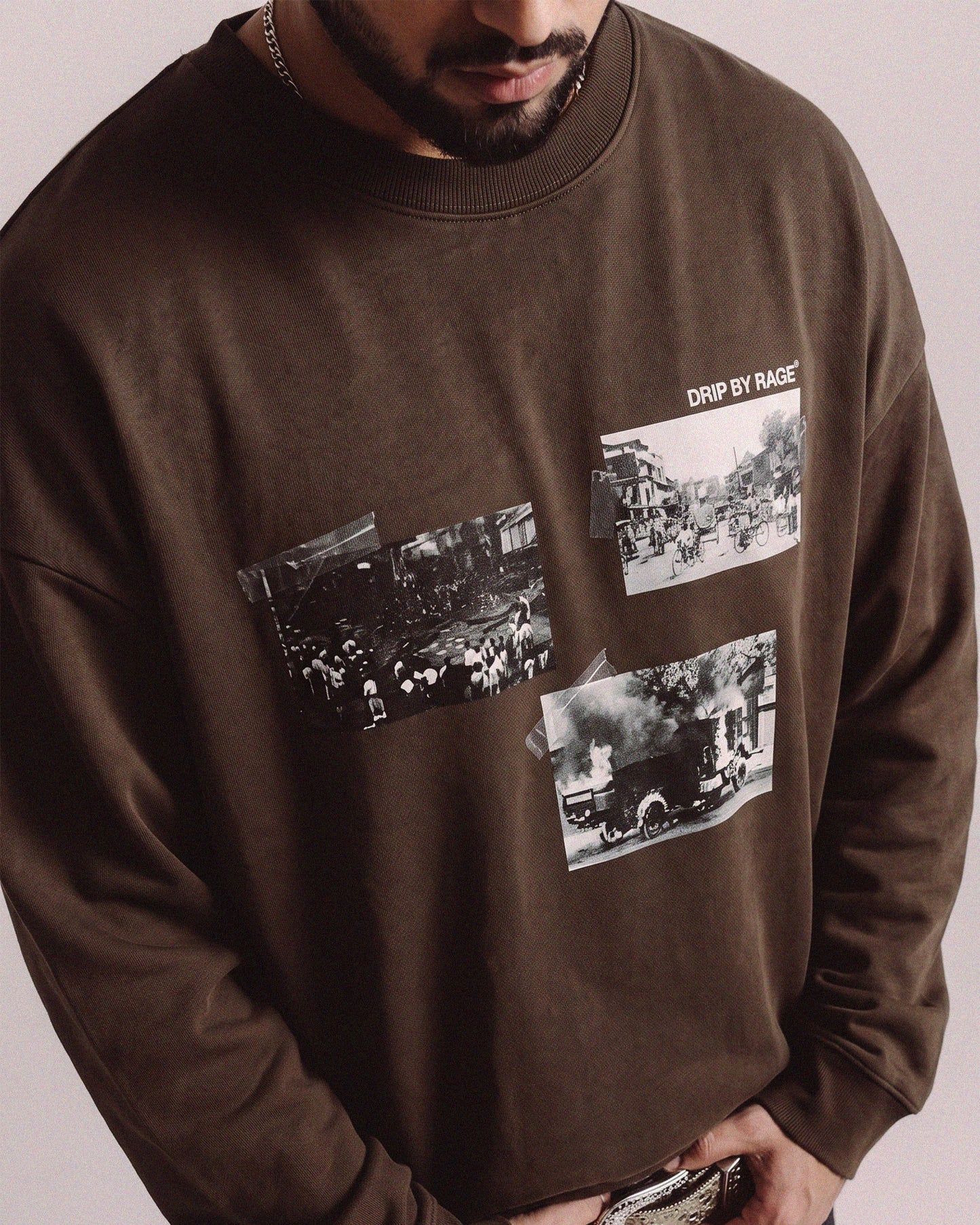 ANARCHY OF 84 OVERSIZED LONG SLEEVE Drip by Rage