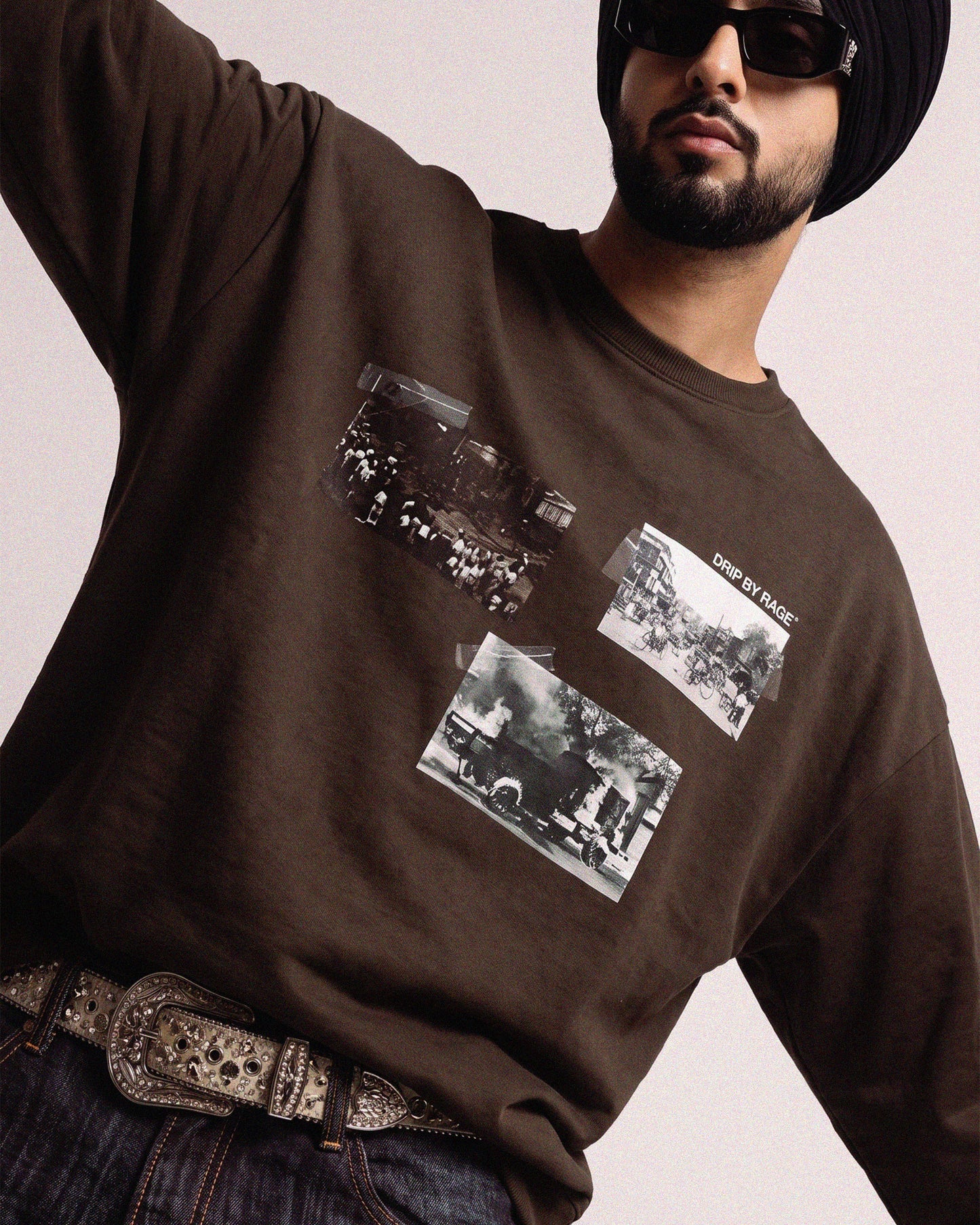 ANARCHY OF 84 OVERSIZED LONG SLEEVE Drip by Rage