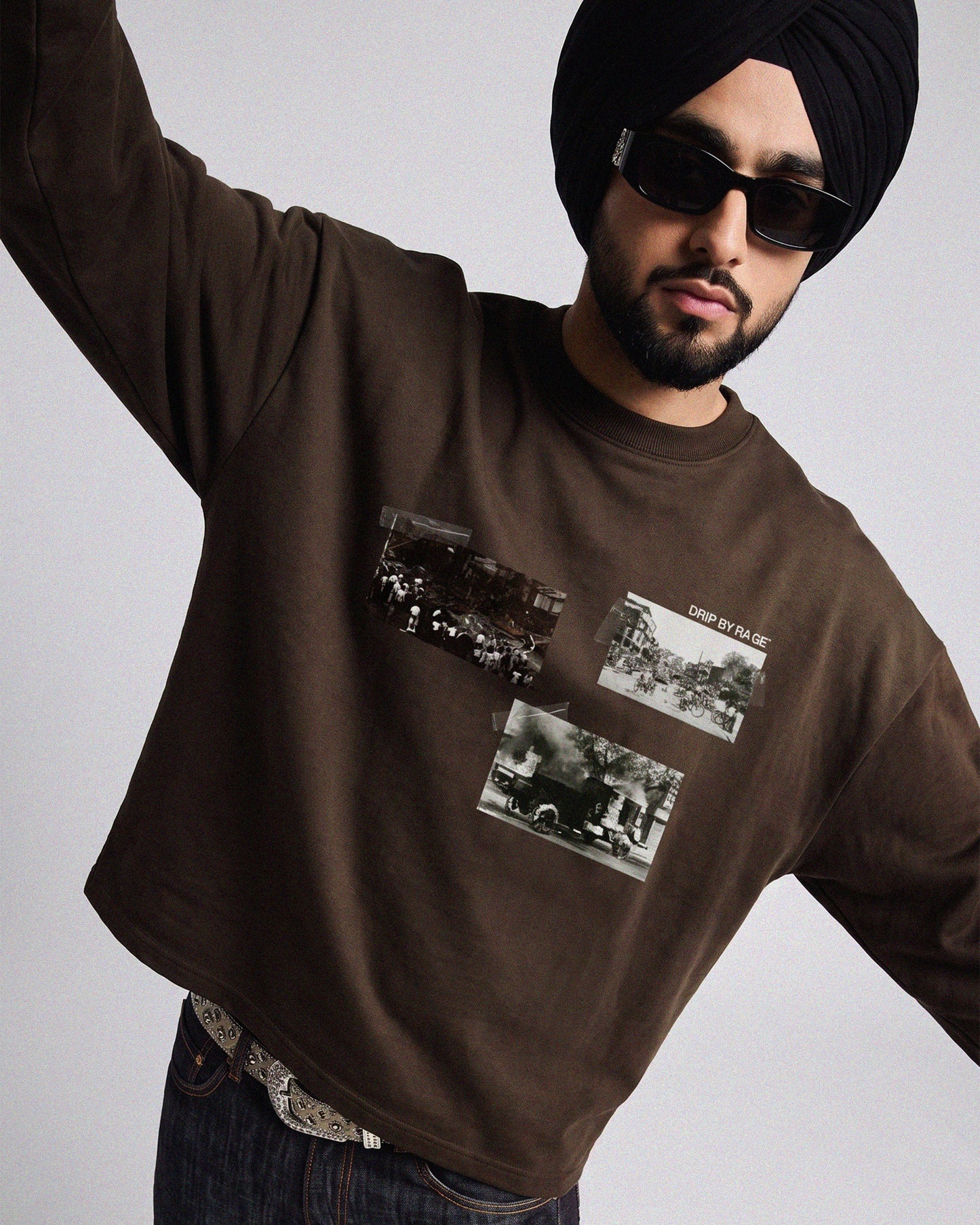 ANARCHY OF 84 OVERSIZED LONG SLEEVE Drip by Rage