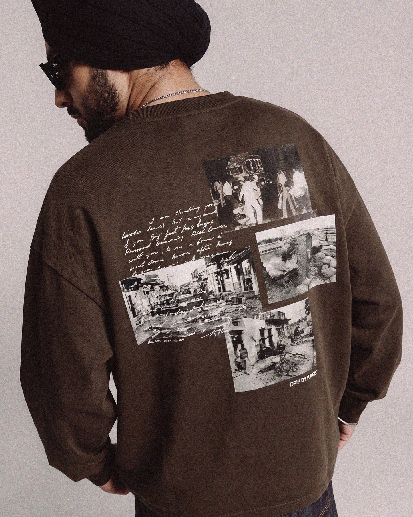 ANARCHY OF 84 OVERSIZED LONG SLEEVE Drip by Rage