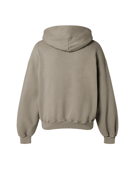 IMMORTAL OVERSIZED FLEECE HOODIE CAMEL - Drip by Rage