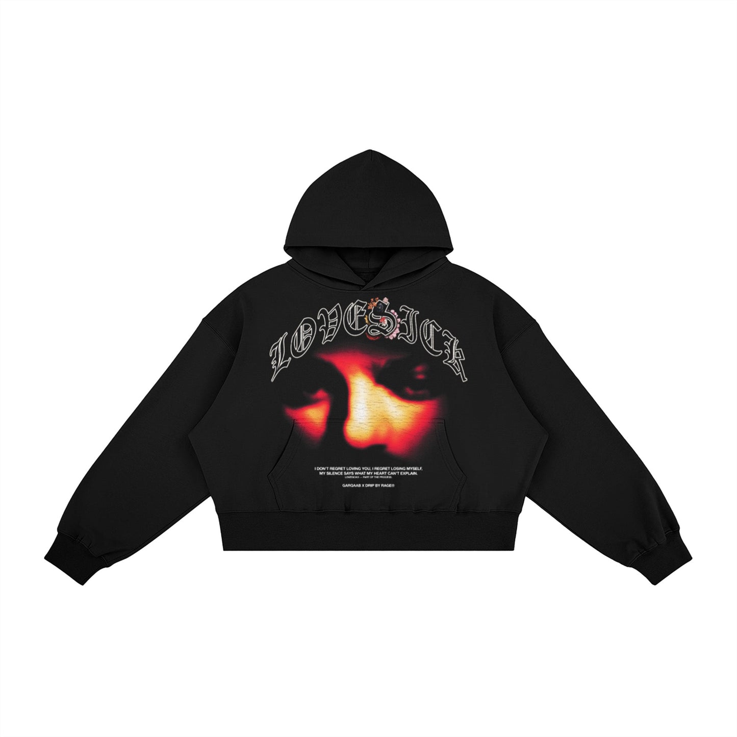 LOVESICK BOXY HOODIE - Drip by Rage