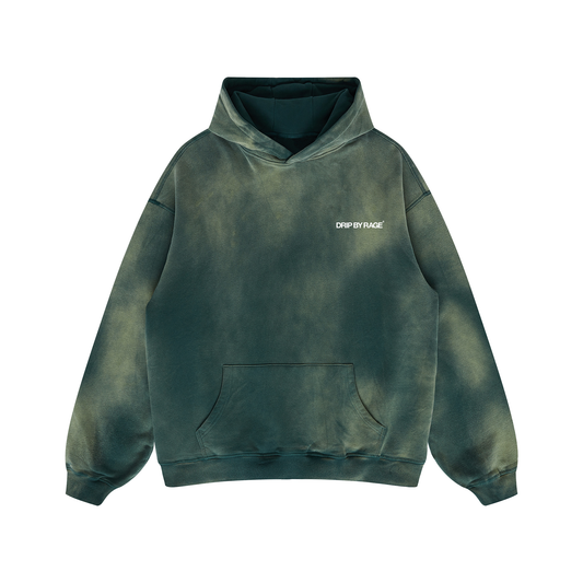 MINERAL GREEN FADED OVERSIZED PREMIUM HOODIE