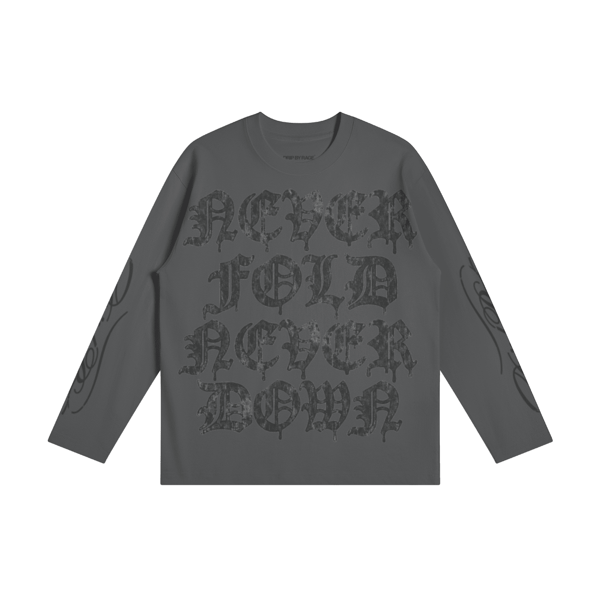 NEVER FOLD LONG SLEEVE - Drip by Rage