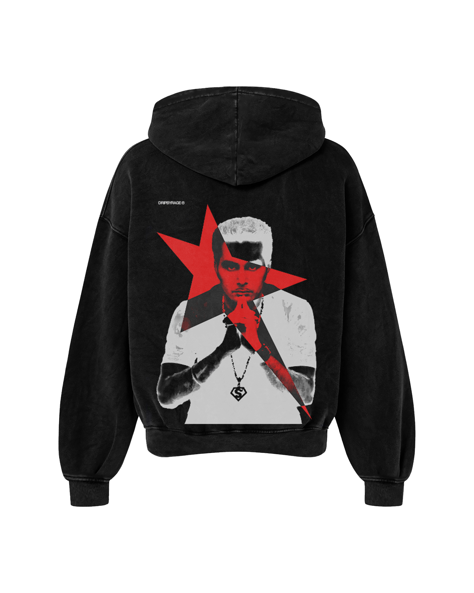 PABLA OVERSIZED FADED HOODIE