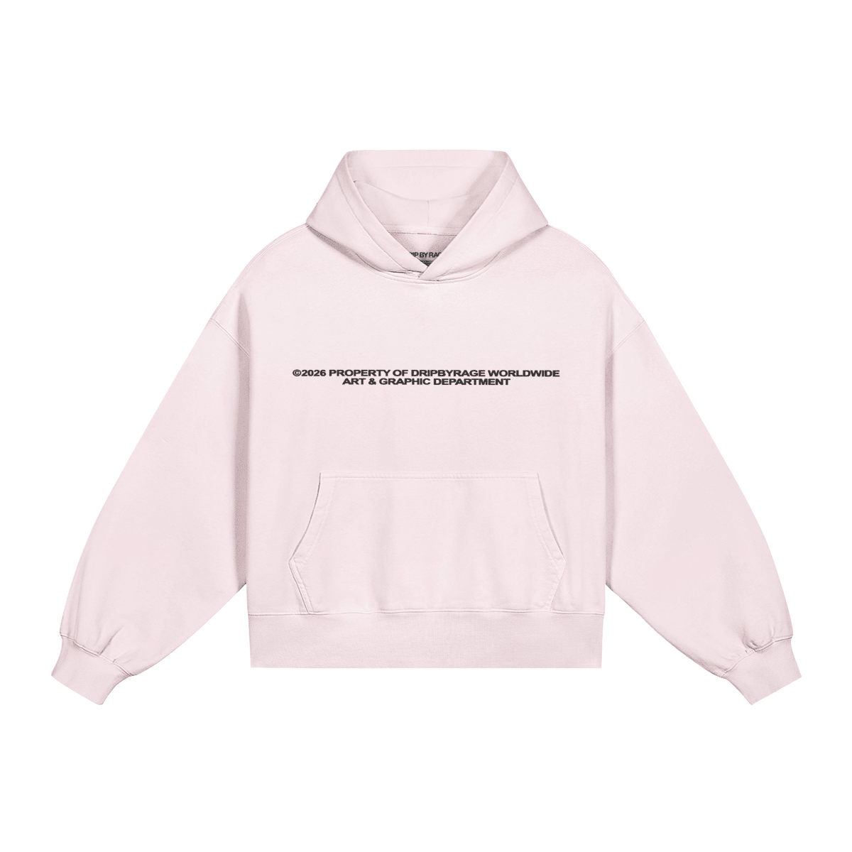 PROPERTY BOXY FIT SUN FADED HOODIE - Drip by Rage