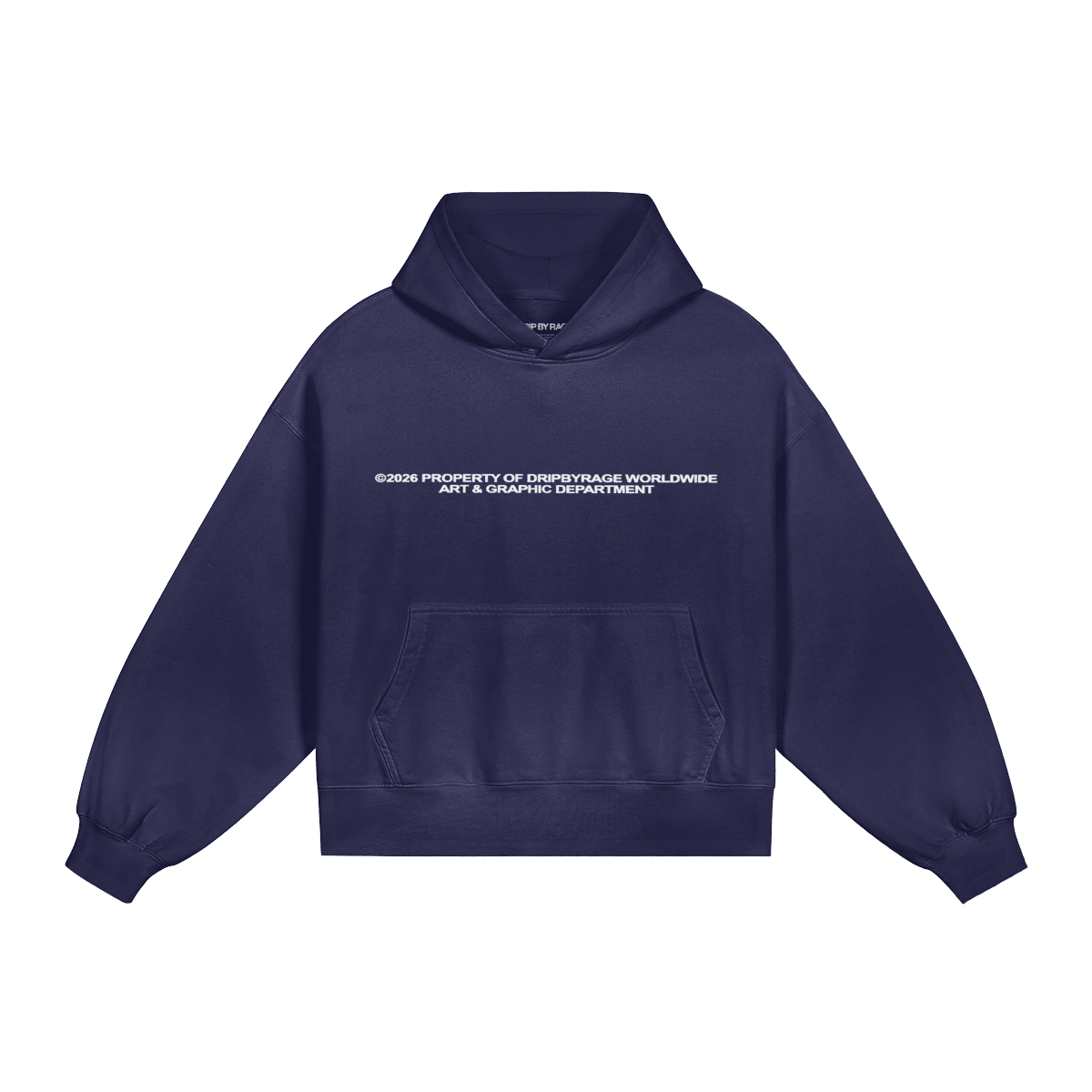 PROPERTY BOXY FIT SUN FADED HOODIE - Drip by Rage