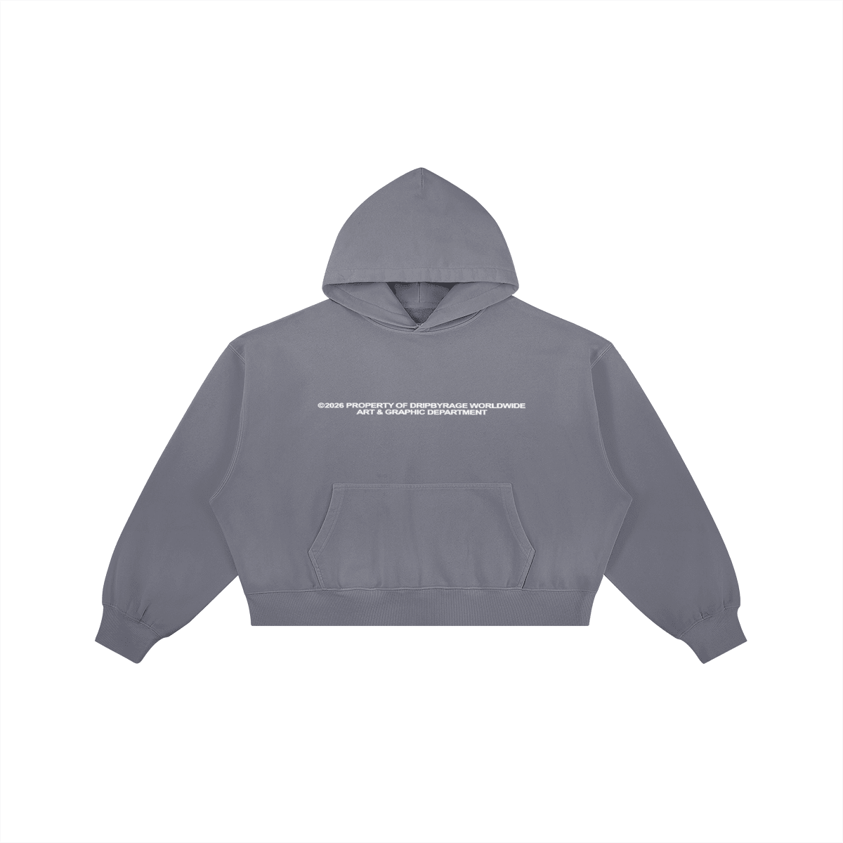 PROPERTY BOXY FIT SUN FADED HOODIE - Drip by Rage