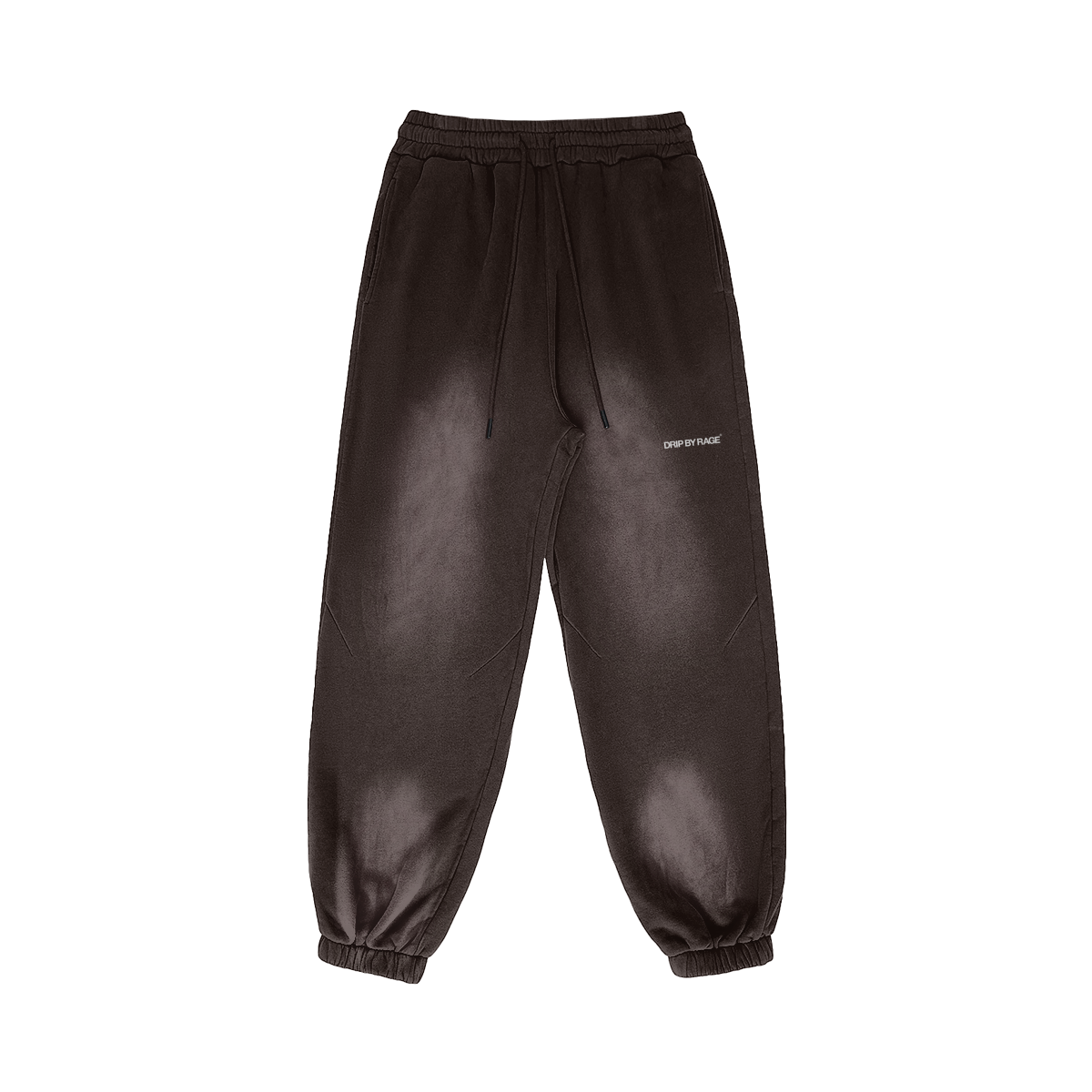 BROWN FADED OVERSIZED PREMIUM SWEATPANTS