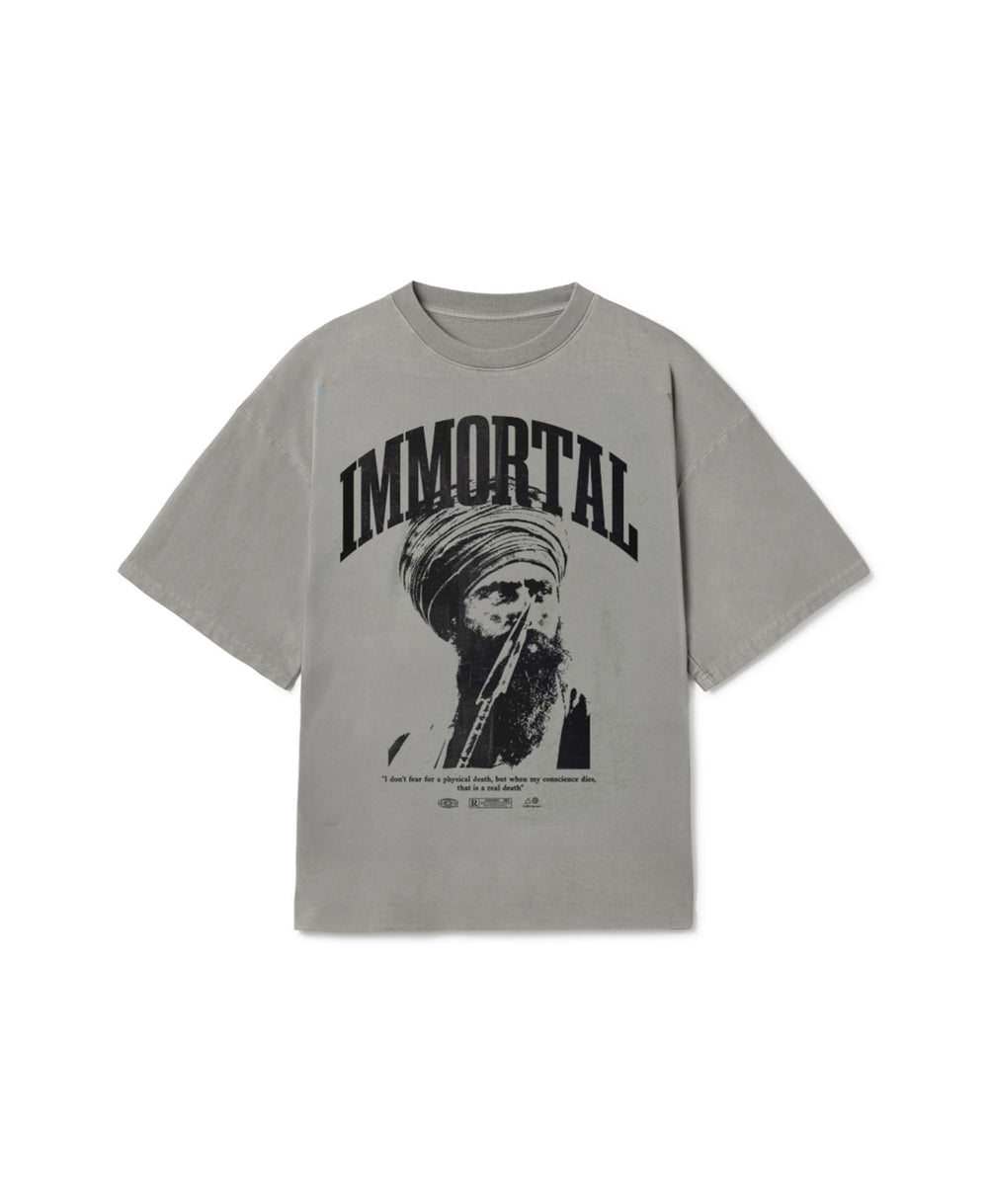 IMMORTAL SAINT OVERSIZED T-SHIRT GREY