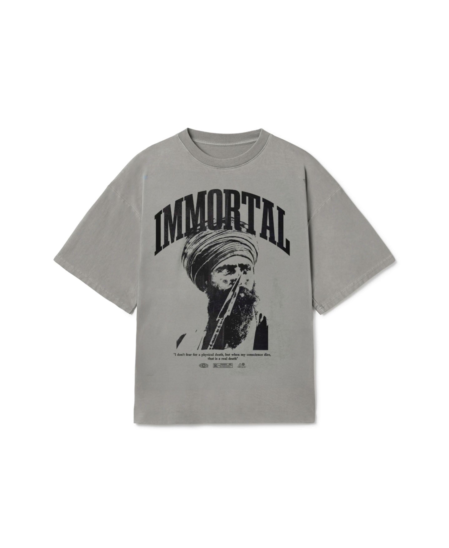 IMMORTAL SAINT OVERSIZED T-SHIRT GREY