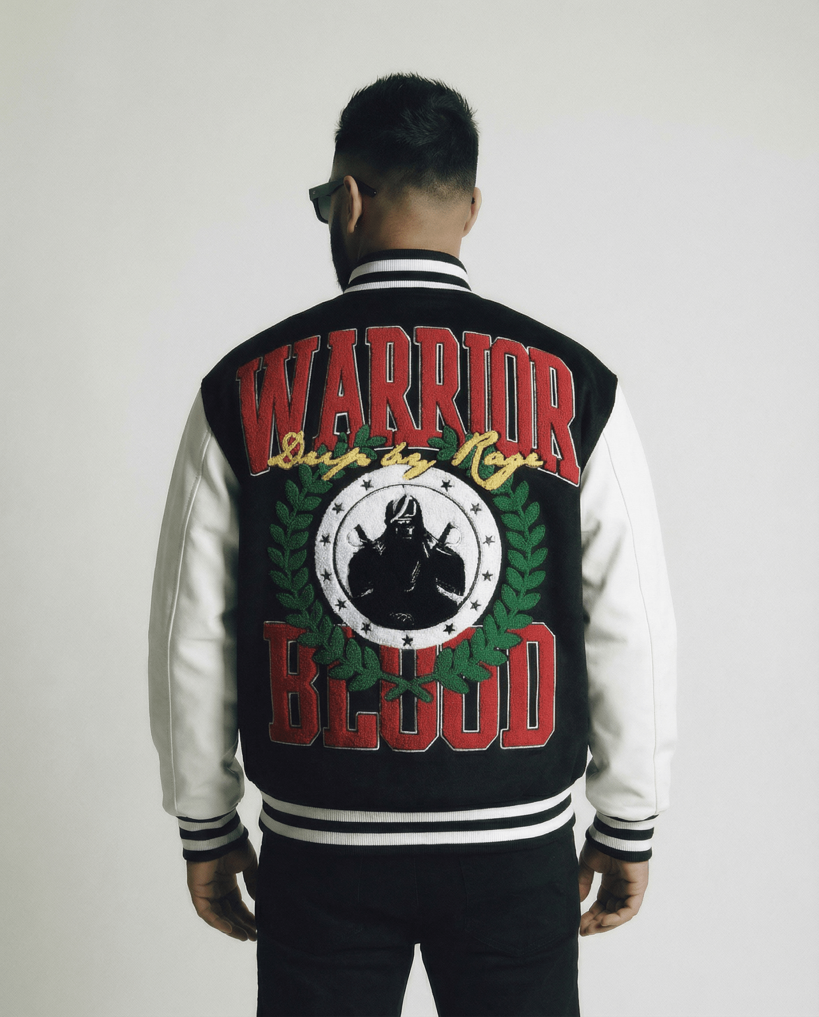 Warrior Blood Varsity Jacket – Drip by Rage