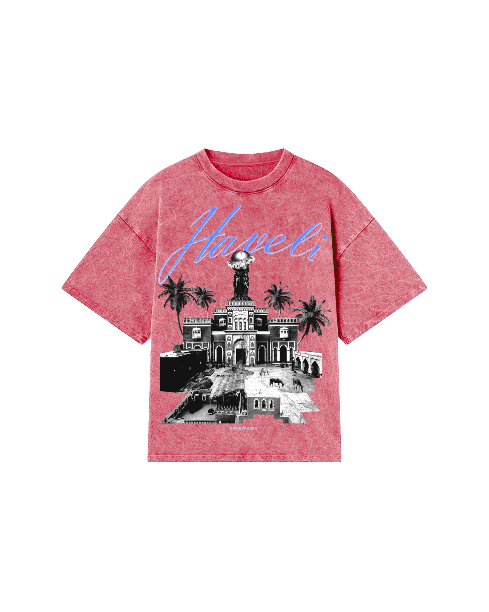 WORLD IS YOURS OVERSIZED WASHED T-SHIRT - Drip by Rage