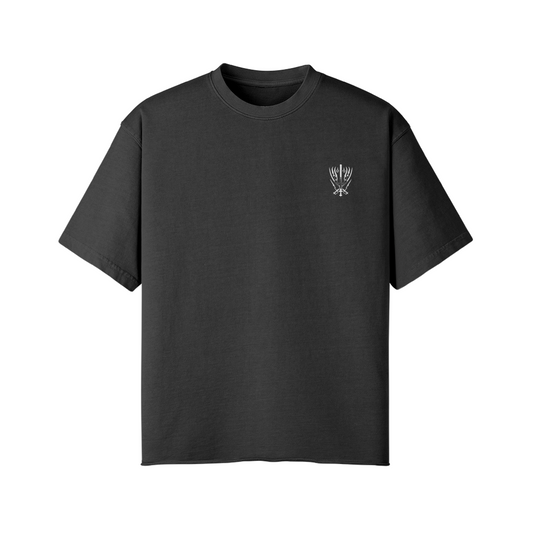 TRADITION WEAPONRY OVERSIZED FADED T-SHIRT BLACK